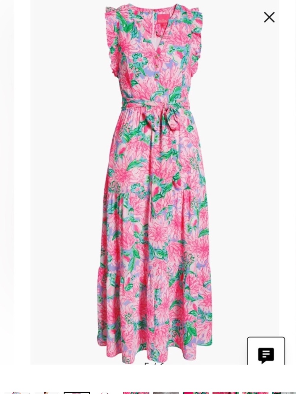 Lilly Pulitzer Destini Tie Waist Maxi Dress
 Size 2 - Picture 4 of 11